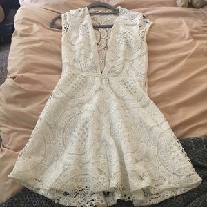 white elegant dress!